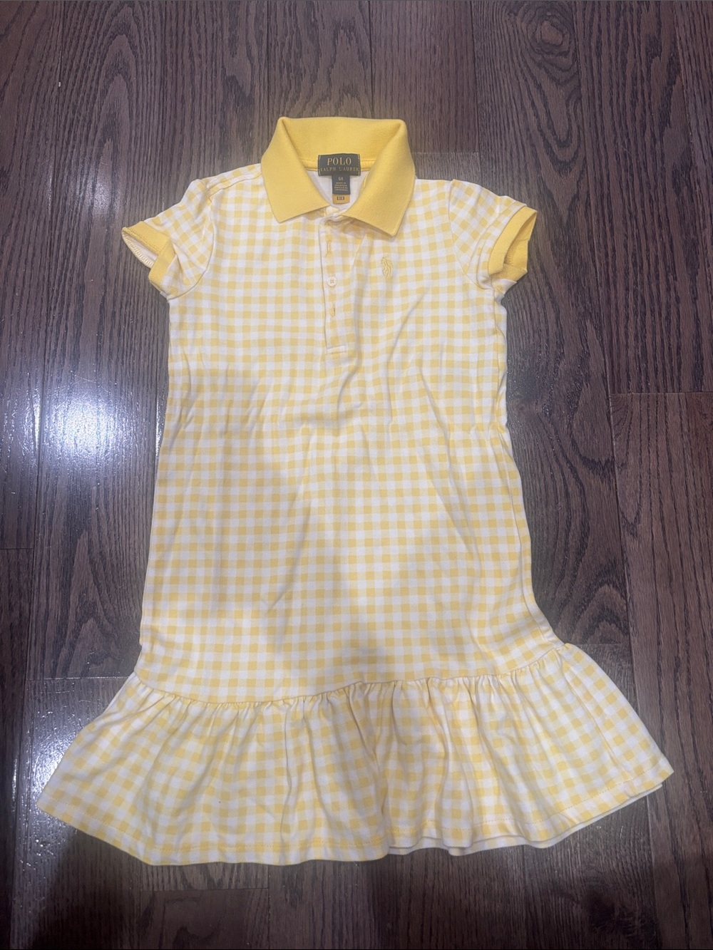 Polo by Ralph Lauren Yellow Gingham Polo Shirt
